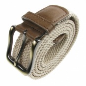 Good Quality Stone Coloured Woven Elastic Belt by Sophos - 8451